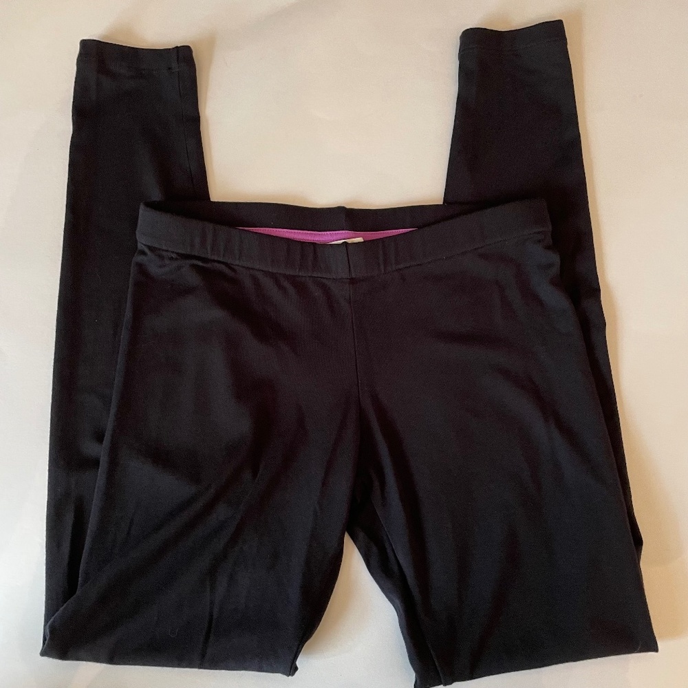 Boden Black Silky Leggings Yoga Pants 4